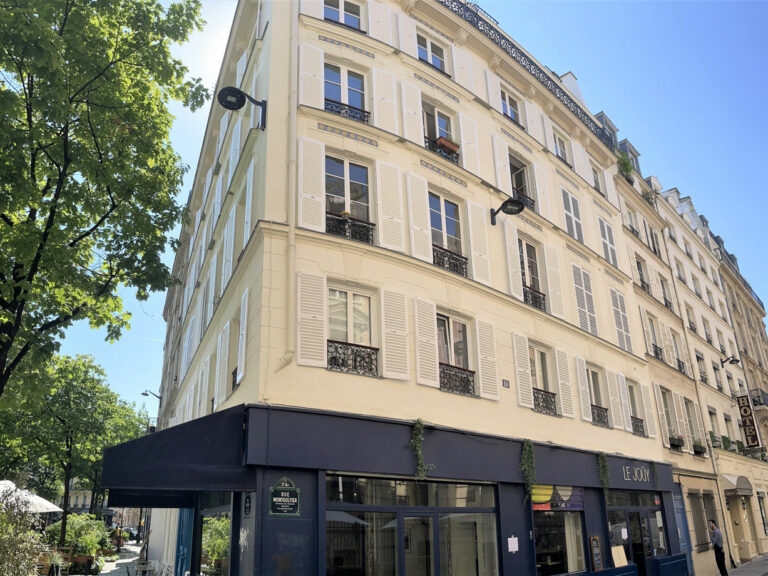 Immeuble rue Borda : ravalement de façade