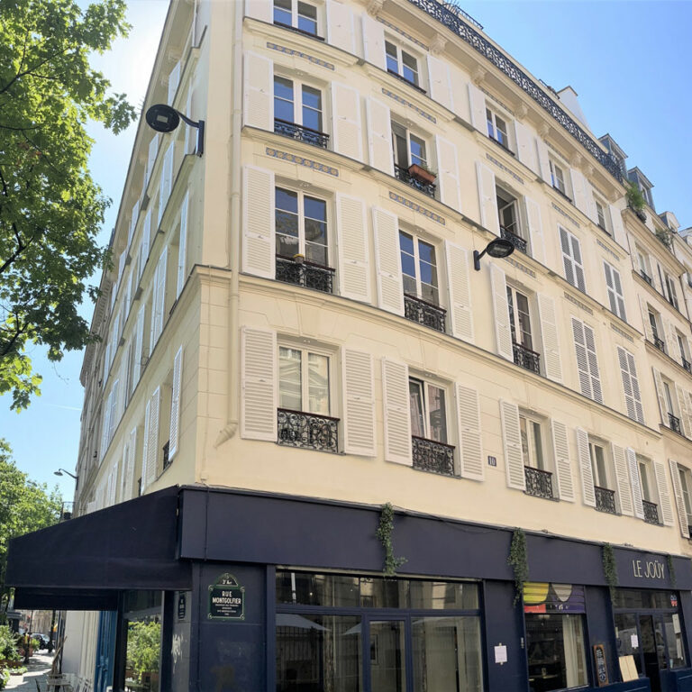 Immeuble rue Borda : ravalement de façade