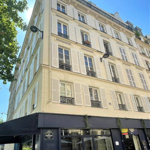 Immeuble rue Borda : ravalement de façade