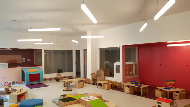 CRECHE FÉLICITÉ : pose de sols souples dans une crêche