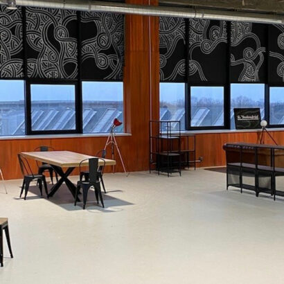 L’INDUSTRIEL COLOMBES : rénovation peinture d'un immeuble de bureaux