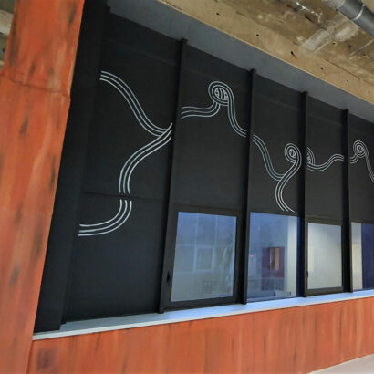 L’INDUSTRIEL COLOMBES : rénovation peinture d'un immeuble de bureaux