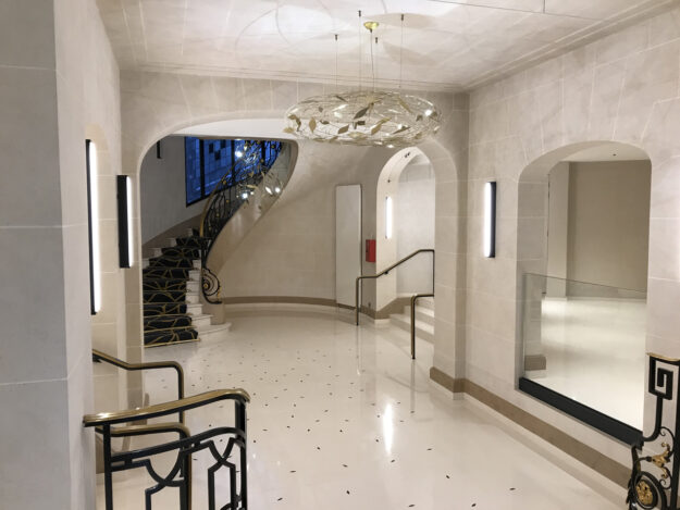 carrelage marbrerie : rénovation immeuble de bureaux - TIVOLI