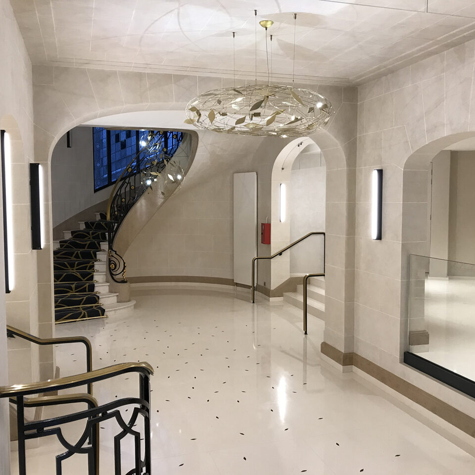 carrelage marbrerie : rénovation immeuble de bureaux - TIVOLI