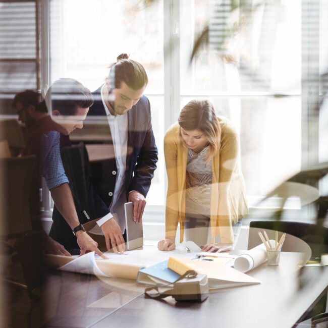Réunion de travail second oeuvre Flipo