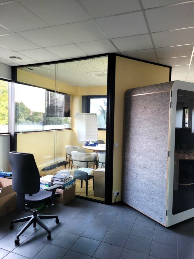 SIÈGE SOCIAL EPI : travaux de peinture et d'aménagement de bureaux